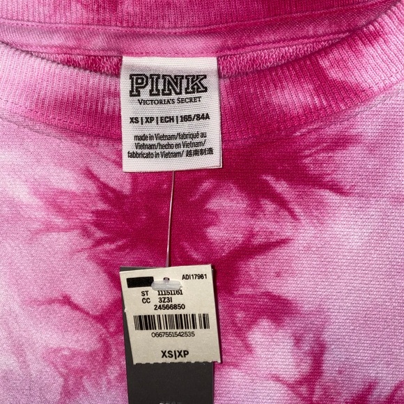 PINK Victoria’s Secret Crew Neck Cropped Sweater - Picture 2 of 3